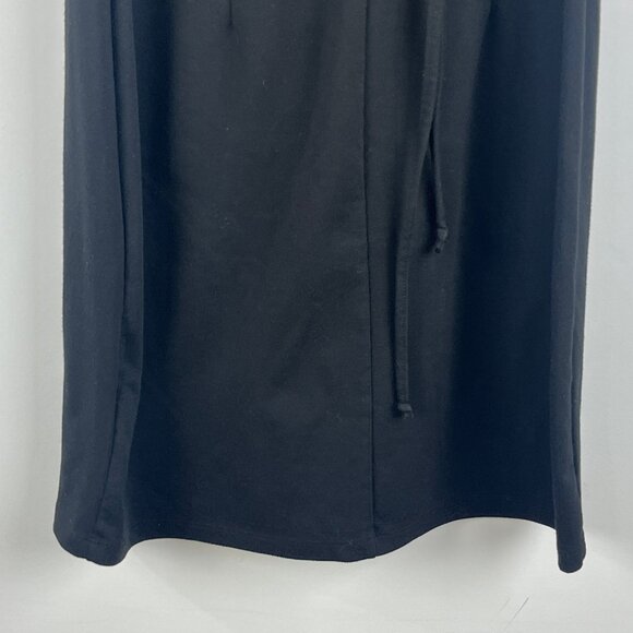 Thyme Maternity Dress Size S Black Short Sleeve Stretch 95% Nylon 5% Spandex - Picture 8 of 8